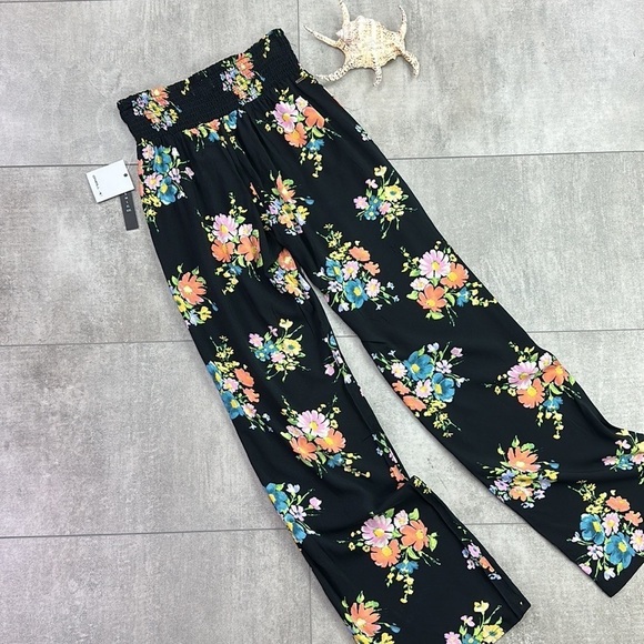 🔆O’Neill🔆 JOHNNY CORALINA WIDE LEG BEACH PANTS FLORAL elastic waist - Picture 16 of 16